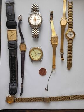 Lot Of 8 Vintage Seiko Watches